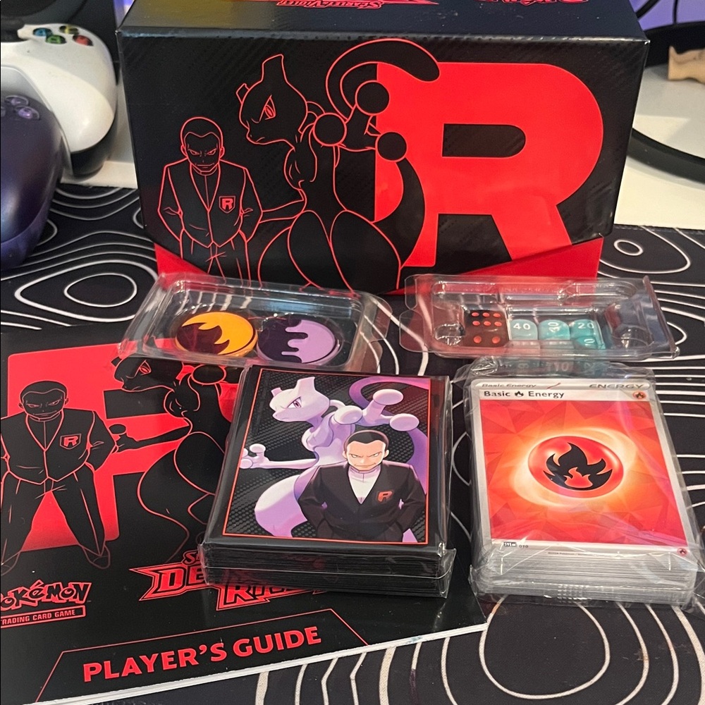 Pokemon Team Rocket Card Set with Red and Black Design